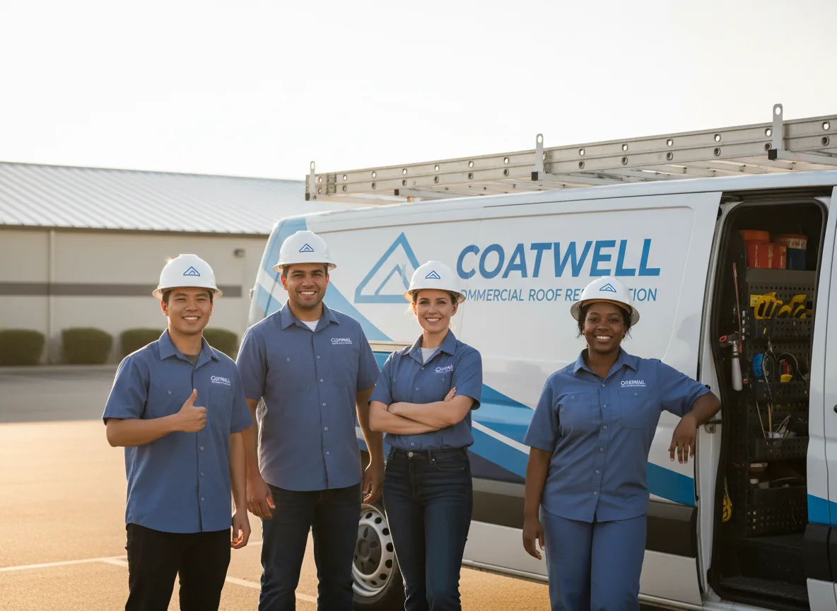 Commercial roof coating company in Mayo, SC